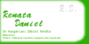renata daniel business card