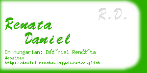 renata daniel business card